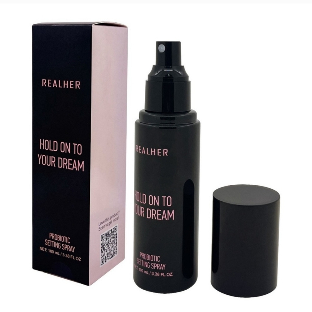 NIB REALHER Hold on to Your Dream Prebiotic Setting Spray Sealed